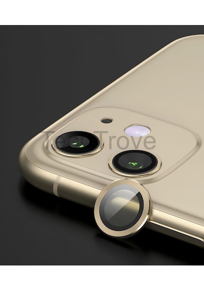 Apple İphone 12 Kamera Lens Koruyucu Parmak İzi Bırakmayan A+ Kalite Altın
