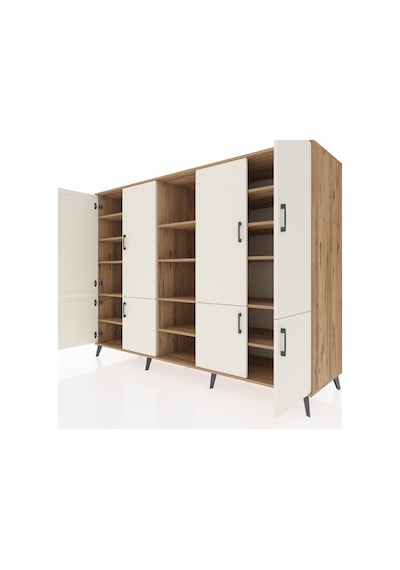 Kronos Dolap 14 Raflı 8 Kapaklı 220x59x163 Çam-aytaşı/çam Çam-aytaşı/çam Kronos Dolap 14 Raflı 8 Kapaklı 220x59x163 Çam-aytaşı/çam Çam-aytaşı/çam