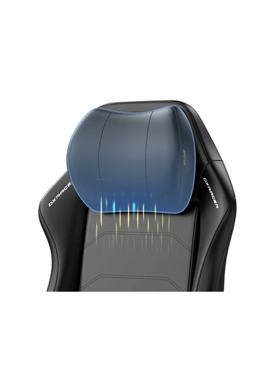 Dxracer Master Serisi Xl Mikrofiber Suni Deri Oyun Koltuğu, Mikrofiber Deri, 4d Kolçaklar, Çok Fonksiyonlu E Siyah