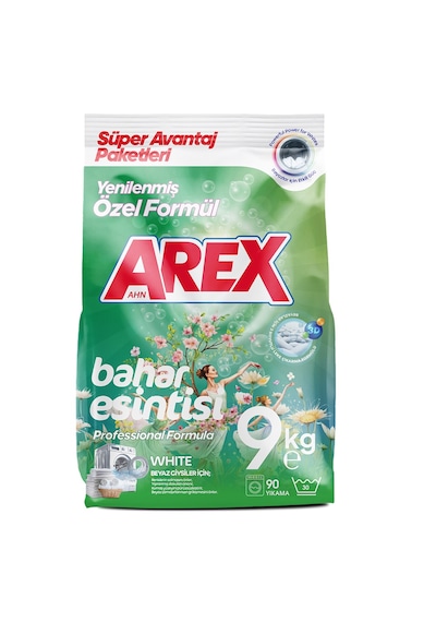 Arex Matik Toz Deterjan Beyazlar İçin 9 KG Arex Matik Toz Deterjan Beyazlar İçin 9 KG