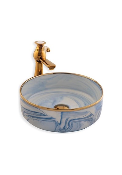 Eva Banyo Lena E-7024 Tezgah Üstü Porselen Lavabo