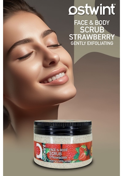 Peeling Gel 300 Ml Strawberry Scrub 2 Adet