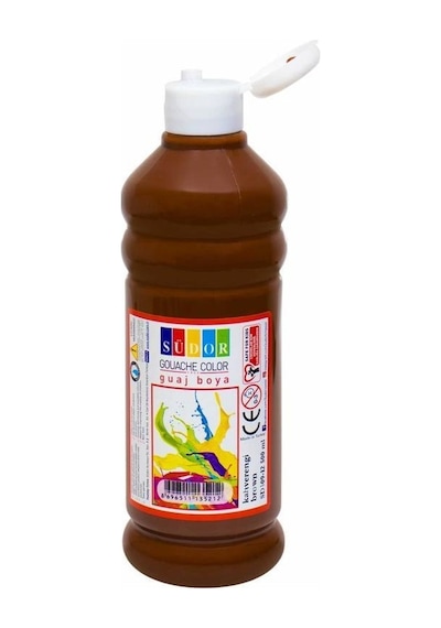 Südor Sd509-12 Guaj Boya 500 Ml Kahverengi Çok Renkli