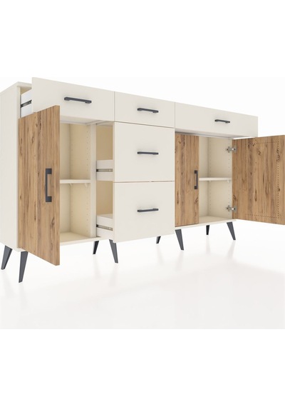 Arges Konsol 2 Raflı 5 Çekmeceli 3 Kapaklı 176x30x99 Aytaşı-çam/aytaşı Atlas Çam/aytası - Aytası Arges Konsol 2 Raflı 5 Çekmeceli 3 Kapaklı 176x30x99 Aytaşı-çam/aytaşı Atlas Çam/aytası - Aytası