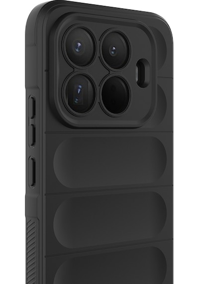 Thegencoo 15t Pro Kılıf Esnek Tpu Oyuklu Arka Yüzey Tasarımlı Tgco Etnik Silikon Kapak - Lacivert