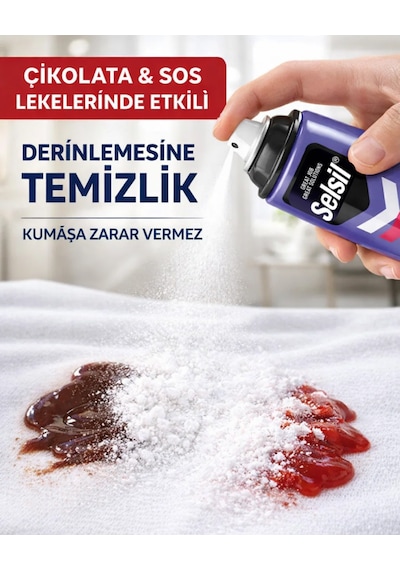 2x Leke Çıkarıcı Sprey Kumaşlarda Yağ Ve İnatçı Lekeler İçin Pratik Çözüm