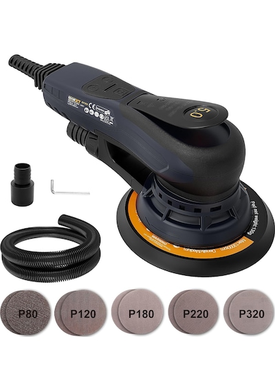 Maxxt R7303 350W Elektrikli Eksantrik Zımpara Makinesi 150 MM