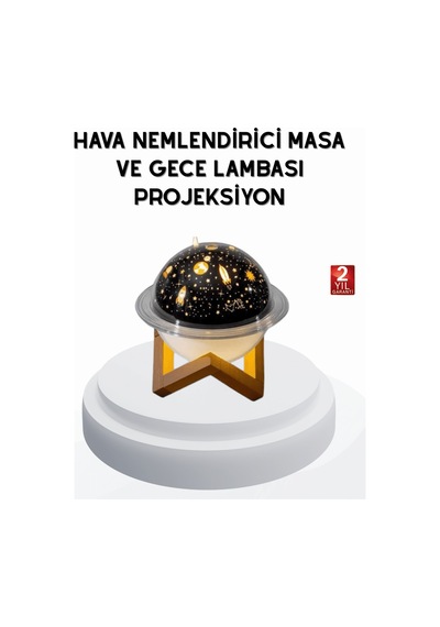 Usb Mini Hava Nemlendirici Ve Projeksiyon Lamba Taşınabilir, Sessiz, Dekoratif Aromaterapi Cihazı