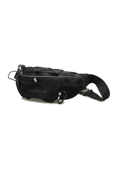 Lumberjack Reflector Black Waıst 5pr Siyah Unisex Bel Çantası Siyah