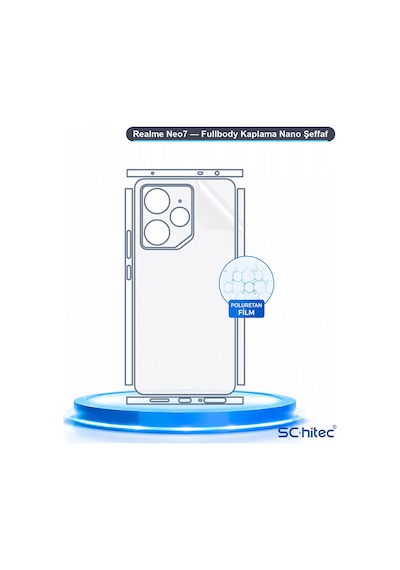 Realme Neo7 Uyumlu Fullbody Arka Kaplama Hidrojel Koruyucu Film 89680390