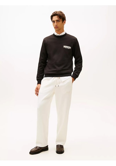 Tommy Hilfiger Mw0mw41433 Diner Erkek Sweatshirt Siyah