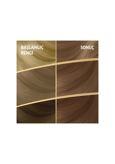 Hubrendy Tedarik Naturals Saç Boyası Koyu Kumral 6/0