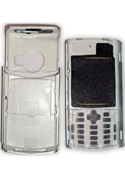 Nokia N72 Kapak Nokia N72 Uyumlu Gri Kapak Ön Kapak Arka Kapak Tu