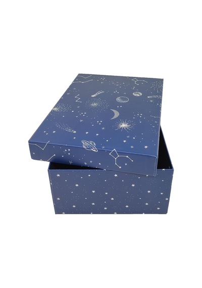 Gıpta Cosmıc Dikdörtgen Hediyelik Boş Kutu No:4 - 19cmx26cmx11cm