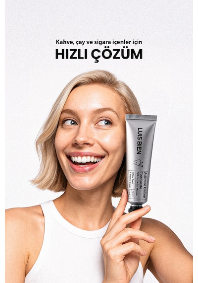 Luis Bien Aktif Karbon Diş Beyazlatma ve Temizleme Macunu 75 ML + Bambu Diş Fırçası