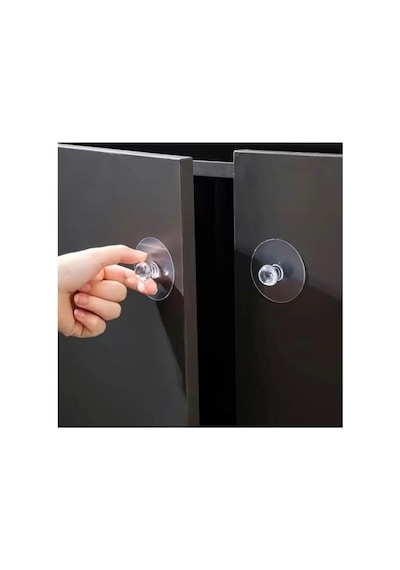 4 Lü Şeffaf Yapışkan Askı Delmeden Montaj, İz Bırakmaz, Güçlü Tutuş, Banyo Mutfak Kapı Arkası Askılık Seti