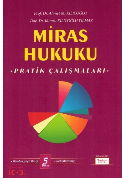 Miras Hukuku Pratik Çalışmaları Ahmet M. Kılıçoğlu