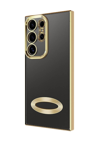 Galaxy S24 Ultra Uyumlu Kamera Korumalı Logo Gösteren Zore Omega