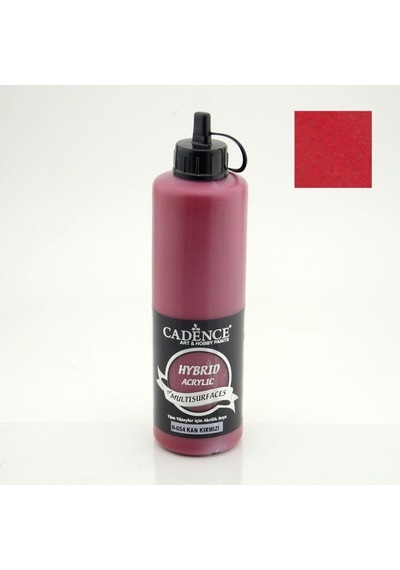 Cadence Hybrid Multisurfaces Akrilik Boya 500Ml H054 Kan Kırmızı