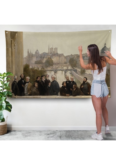 Henri Gervex - Yüzyılın Panoraması Rousseau Duvar Örtüsü-7095