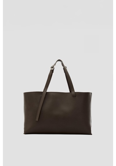 Shule Bags Joli Everyday Omuz Çantası Kahve Kahverengi - Siyah - Bej