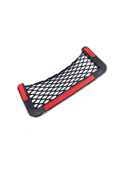 Kristal Taşlı Araç İçi File Çep Organizer 20x8cm Altın