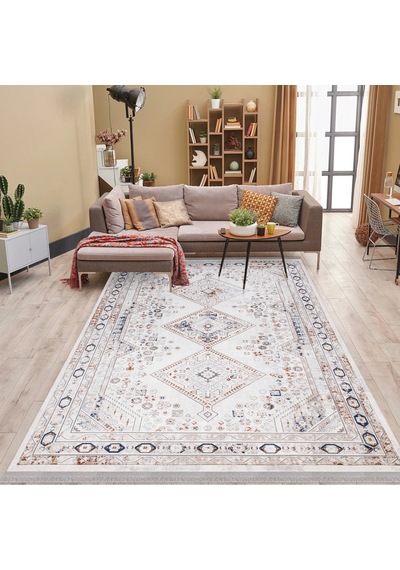 İpek Halı Vales 7811a Modern Salon Halısı Krem