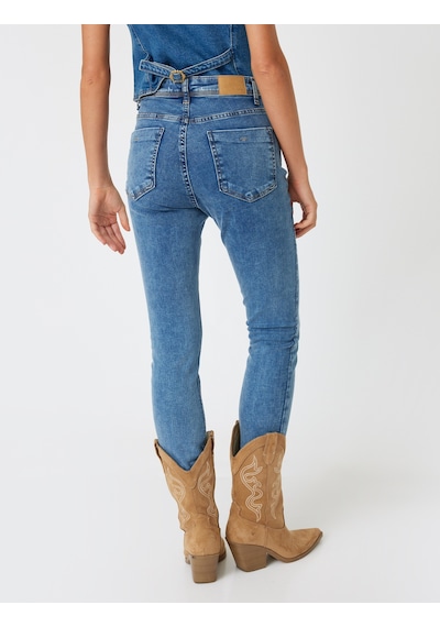 Koton Yüksek Bel Kot Pantolon Skinny Push Up Fit - Skinny Jean Orta İndigo 5wal40059md İndigo Koton Yüksek Bel Kot Pantolon Skinny Push Up Fit - Skinny Jean Orta İndigo 5wal40059md İndigo