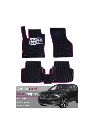 Volvo Xc40 2017-2025 Uyumlu Eva Paspas Tam Set Oto Paspas,araca Özel,tam Koruma,kolay Temizlik 909