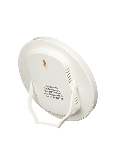 Dostmann Analog Termal Higrometre, 45.2045.02, İç Ve Dış Mekan İçin, Renkli Konfor Bölgeleri, Beyaz, U 130 X G 20 X Y 165 Mm