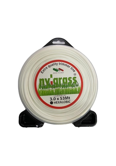 Nylgrass Motorlu Tırpan Misinası 3.0 Mm 6 Köşe 53 Mt