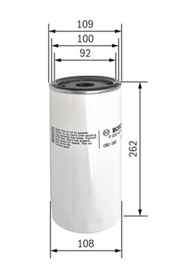 Bosch Yağ Filtresi F026407043