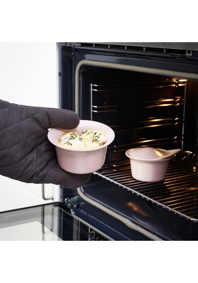 Ikea Färgklar Fırın-servis Kabı 0,2 Lt 2'li Pembe