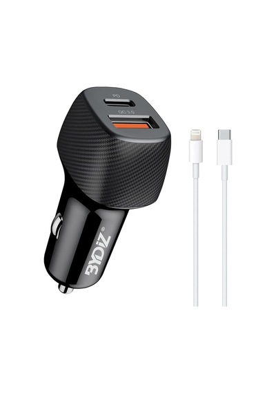 Lexroo Bydiz By-38l Hızlı Araç Şarj Cihazı 38w Çakmaklık Şarj Aleti Aple İphone 14/13/12/11/pro/max Standart