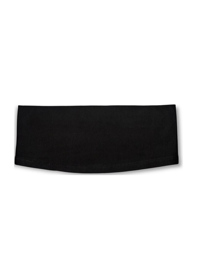 Loggia Kaymayan Silikonlu Bandana Bone Siyah - Kadın Tesettür Dikişsiz Kaymaz Geçme - Sportif Saç Bandı Siyah