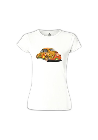 Bugs İn Color Beyaz Kadın Tshirt 001