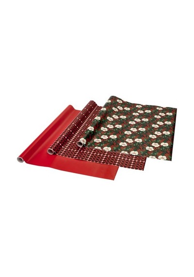 Ikea Vınterfınt Hediye Paketi Kağıdı, Çok Renkli, 3x0.7 M/2.10 M² 07215446