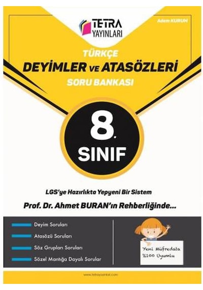 Tetra Yayınları 8. Sınıf Lgs Türkçe Deyimler ve Atasözleri Soru B