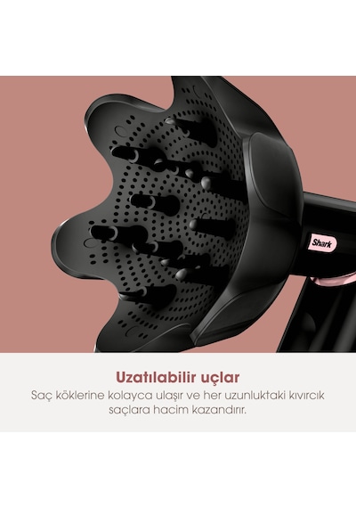 Shark FlexStyle 5-in-1 HD446EU Saç Kurutma & Şekillendirme Sistemi - Black/Rose Gold
