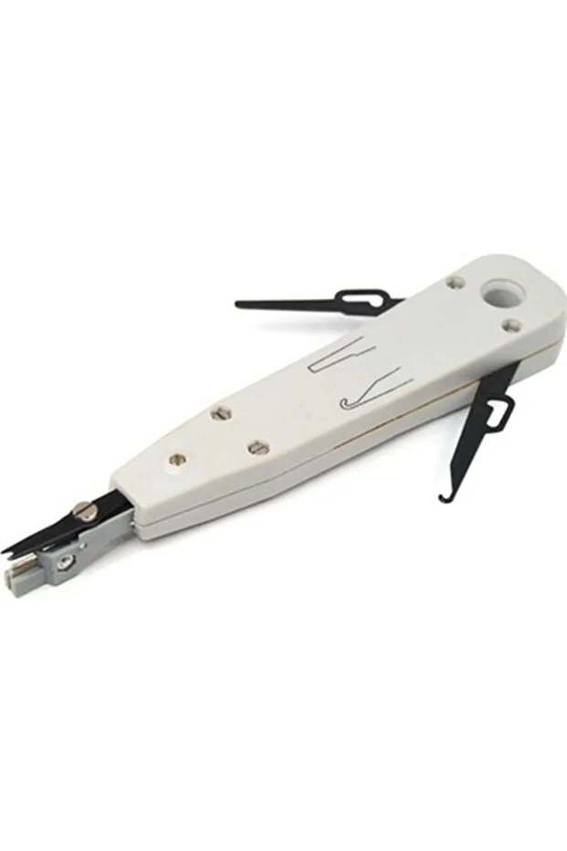 6 İn 1 Set Cat5/6 Rj45 Pense Tester Cihazı 100 Adet Jak Krone Bıçağı - Kablo Soyucu - 100 Adet Cover Network Set