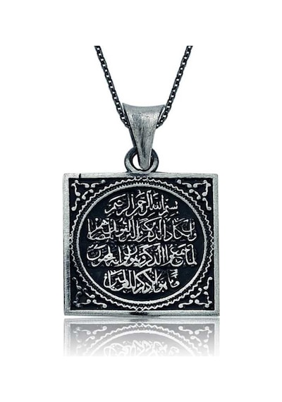 Gümüş Nazar Duası Kadın Kolye (551161833)