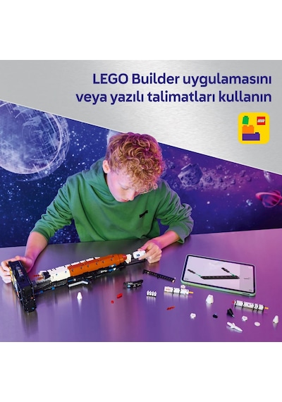 LEGO® Technic™ NASA Artemis Uzay Fırlatma Sistemi Roketi 42221 – 9 Yaş Üzeri Çocuklar için Yaratıcı Oyuncak Yapım Seti (632P)