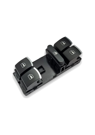 Seat İbiza 2009-17 Sol Ön Kapı Cam Düğmesi Dörtlü Krom 5K4959857A