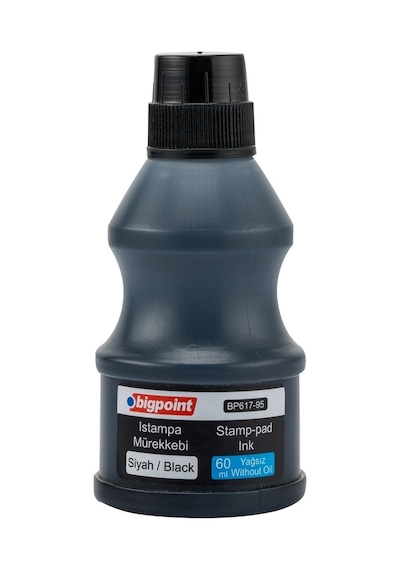 Bigpoint Istampa Mürekkebi 60ml Siyah 12'li Kutu