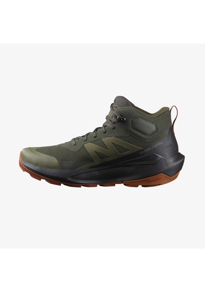 Salomon Elixir Activ Mid Gore-tex Erkek Haki Bot Düz L47560300 Haki