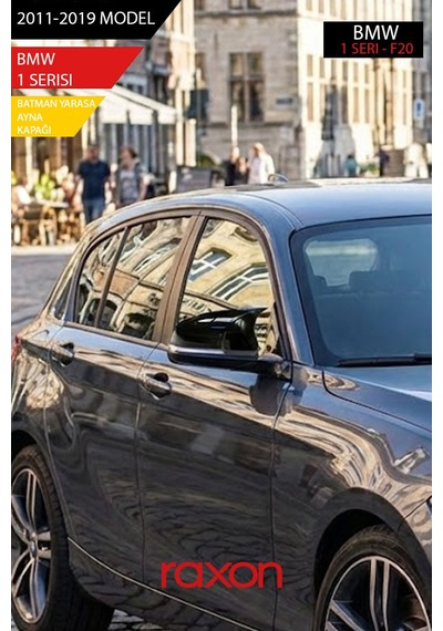 Bmw 1 Serisi F20 2011-2019 M Sport Uyumlu Batman & Yarasa Ayna Kapağı Parlak Piano Black Sport