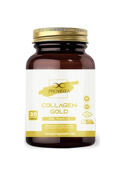 Provega Collagen Gold Kolajen MSM Vitamin C ve D Vitamin 30 Kapsül