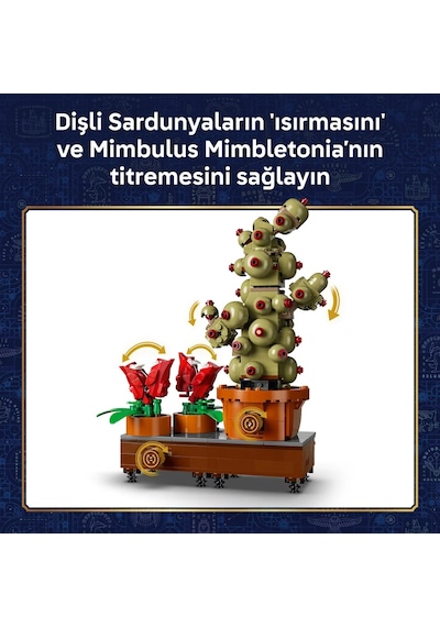 LEGO® Harry Potter™ Hogwarts™ Bitkibilim Bitkileri 76474 - 12 Yaş ve Üzeri için 3 Bitki İçeren Oyuncak Yapım Seti (817 Parça)