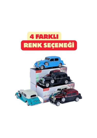 Retro Bluetooth Hoparlör 10w Vintage Araba Tasarımlı Fm Radyo Usb Tf Kart Destekli Tws Stereo