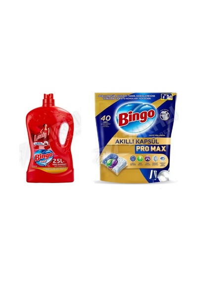 Bingo Yüzey Temzileyici 2,5 L +bulaşık Tableti 40'lı2'li Set Diğer